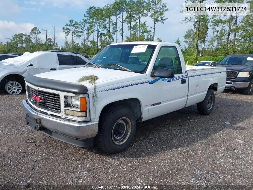 1996 GMC Sierra C1500 VIN: 1GTEC14W8TZ531724 Lot: 40319777