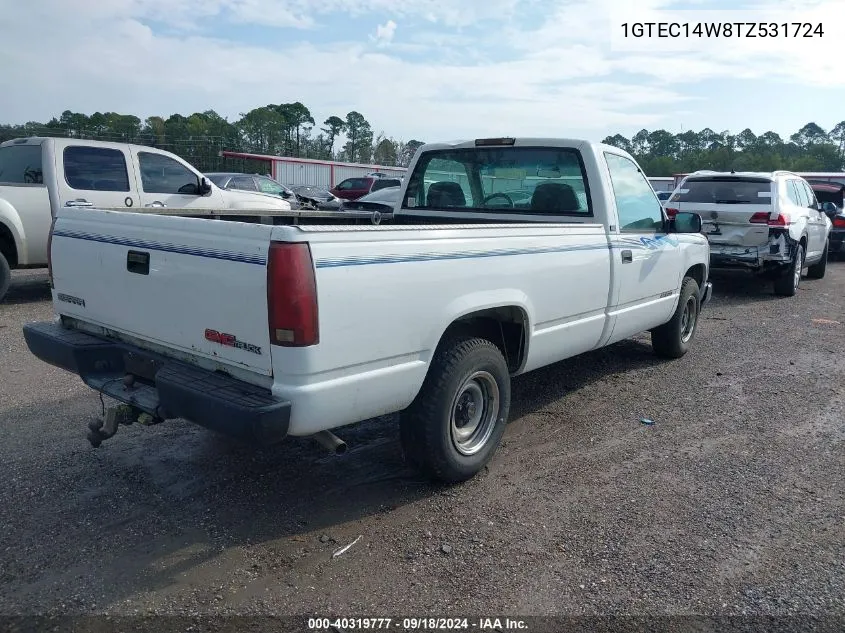 1996 GMC Sierra C1500 VIN: 1GTEC14W8TZ531724 Lot: 40319777