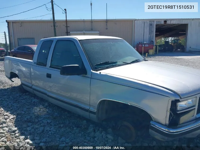 1996 GMC Sierra C1500 VIN: 2GTEC19R8T1510531 Lot: 40350669