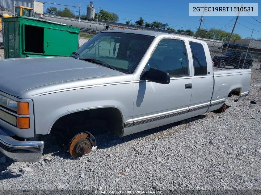 1996 GMC Sierra C1500 VIN: 2GTEC19R8T1510531 Lot: 40350669