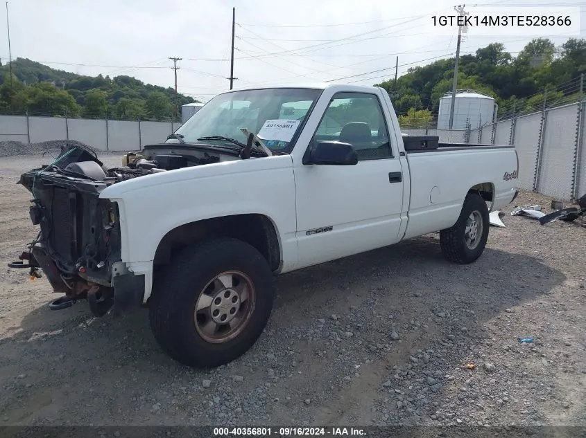 1996 GMC Sierra K1500 VIN: 1GTEK14M3TE528366 Lot: 40356801