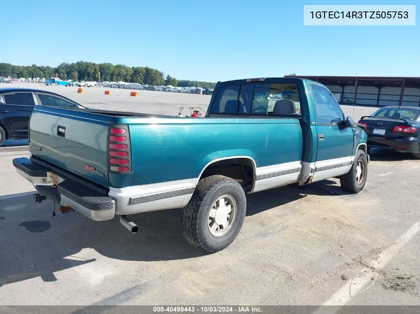 1996 GMC Sierra C1500 VIN: 1GTEC14R3TZ505753 Lot: 40499443