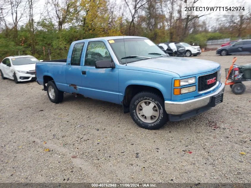 1996 GMC Sierra C1500 VIN: 2GTEC19W7T1542974 Lot: 40762948