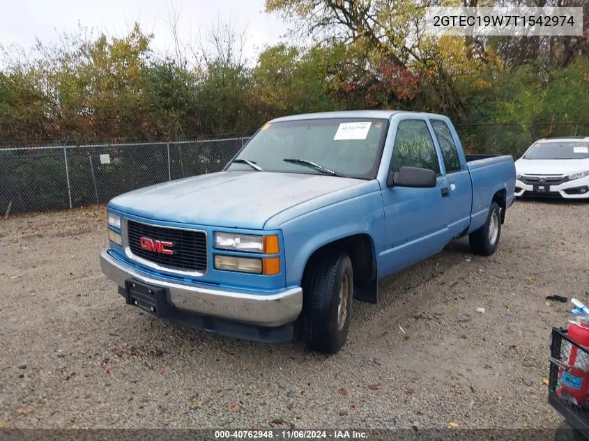 1996 GMC Sierra C1500 VIN: 2GTEC19W7T1542974 Lot: 40762948