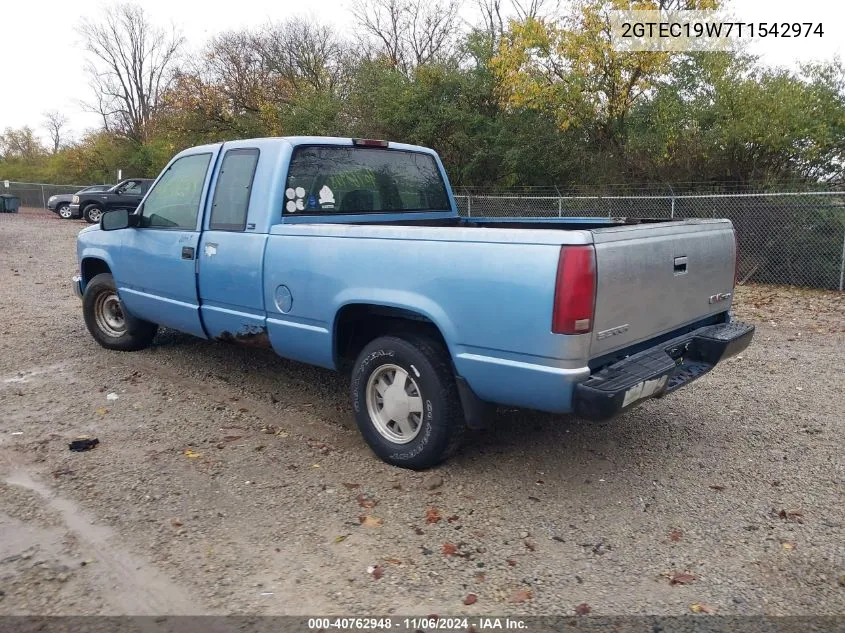 1996 GMC Sierra C1500 VIN: 2GTEC19W7T1542974 Lot: 40762948