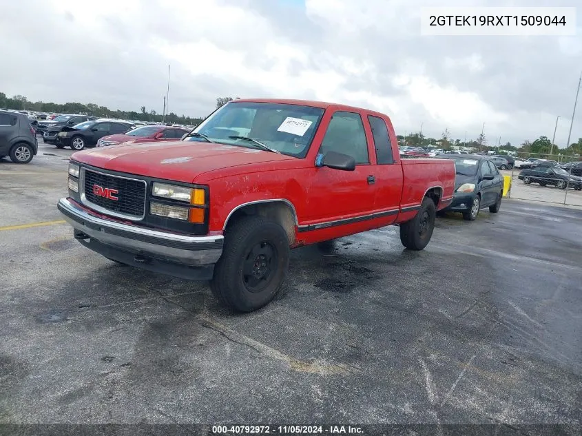 1996 GMC Sierra K1500 VIN: 2GTEK19RXT1509044 Lot: 40792972