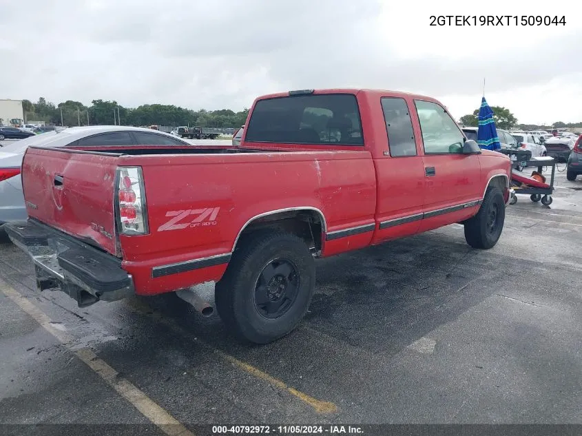 1996 GMC Sierra K1500 VIN: 2GTEK19RXT1509044 Lot: 40792972