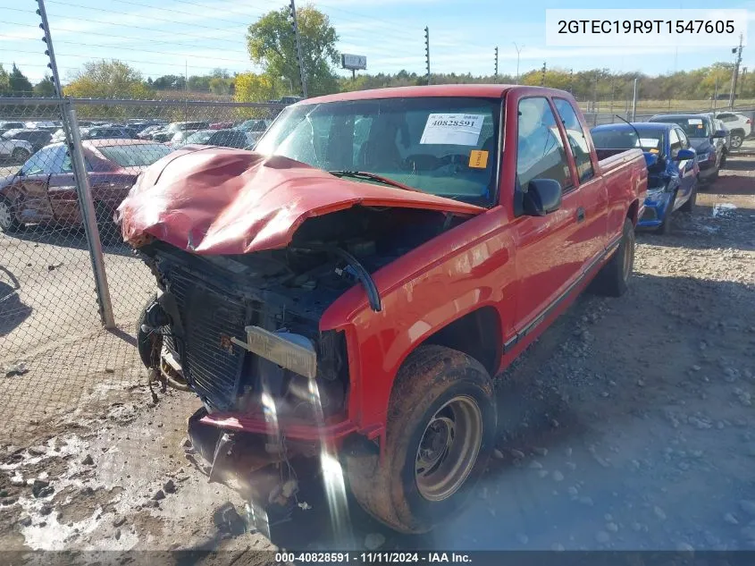 1996 GMC Sierra C1500 VIN: 2GTEC19R9T1547605 Lot: 40828591