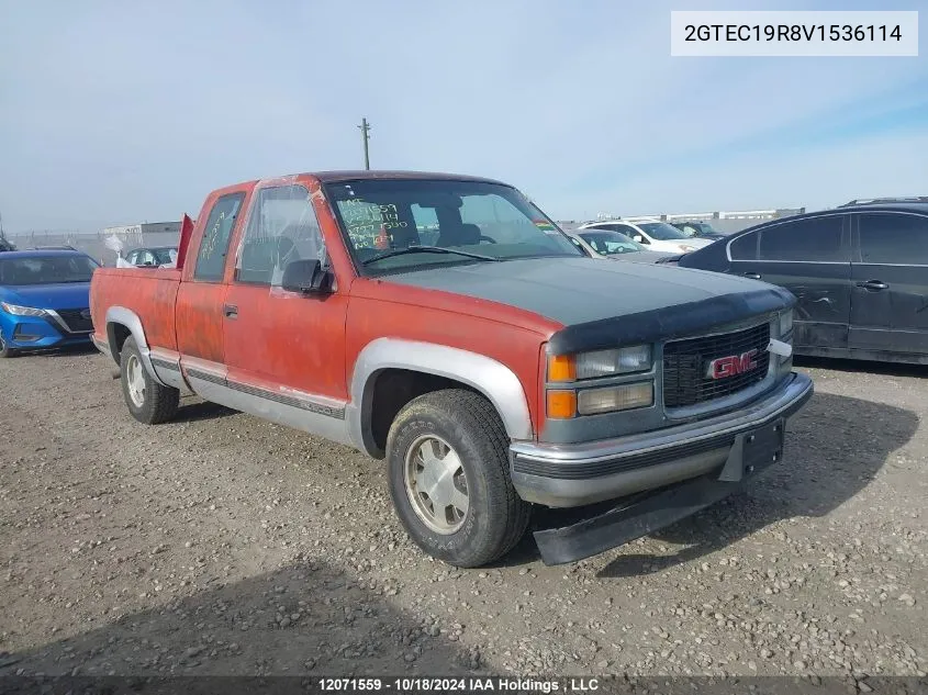 1997 GMC Sierra 1500 VIN: 2GTEC19R8V1536114 Lot: 12071559