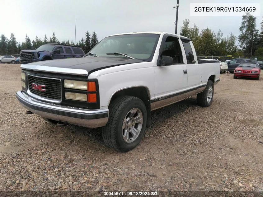 1997 GMC Sierra K1500 VIN: 2GTEK19R6V1534669 Lot: 30045671