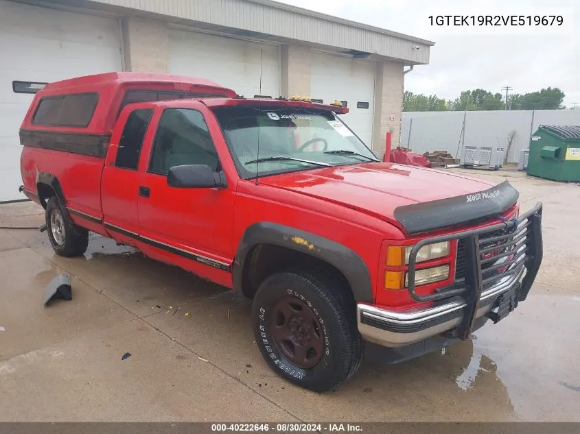 1997 GMC Sierra 1500 Sl Wideside VIN: 1GTEK19R2VE519679 Lot: 40222646