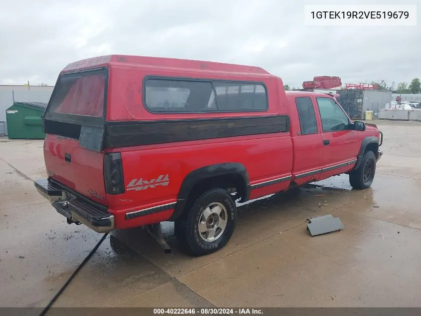 1GTEK19R2VE519679 1997 GMC Sierra 1500 Sl Wideside