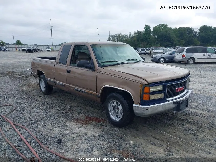 1997 GMC Sierra 1500 Sl Wideside VIN: 2GTEC19R6V1553770 Lot: 40257814