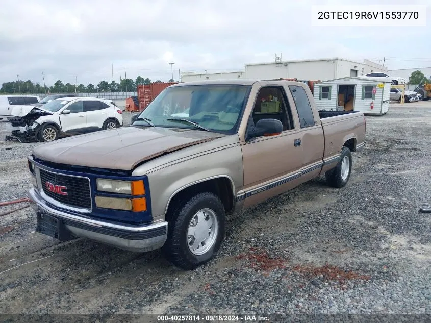 1997 GMC Sierra 1500 Sl Wideside VIN: 2GTEC19R6V1553770 Lot: 40257814