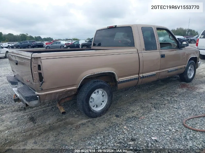 1997 GMC Sierra 1500 Sl Wideside VIN: 2GTEC19R6V1553770 Lot: 40257814