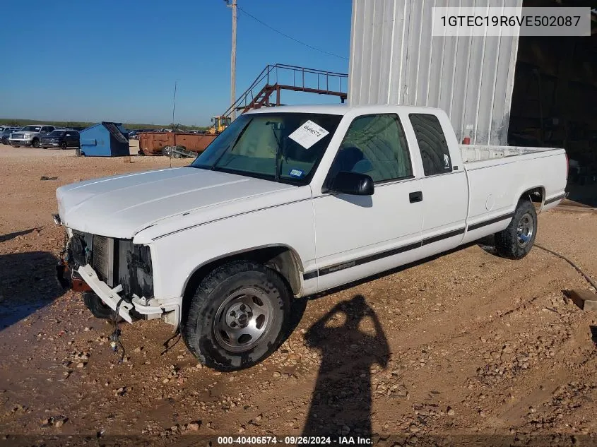 1997 GMC Sierra 1500 Sl Wideside VIN: 1GTEC19R6VE502087 Lot: 40406574