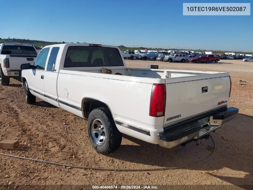 1997 GMC Sierra 1500 Sl Wideside VIN: 1GTEC19R6VE502087 Lot: 40406574