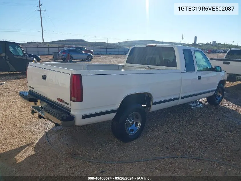 1997 GMC Sierra 1500 Sl Wideside VIN: 1GTEC19R6VE502087 Lot: 40406574