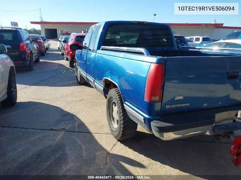 1997 GMC Sierra 1500 Sl Wideside VIN: 1GTEC19R1VE506094 Lot: 40443471