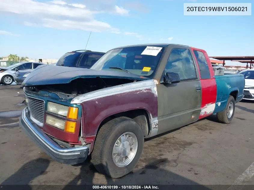 1997 GMC Sierra 1500 Sl Wideside VIN: 2GTEC19W8V1506021 Lot: 40610199