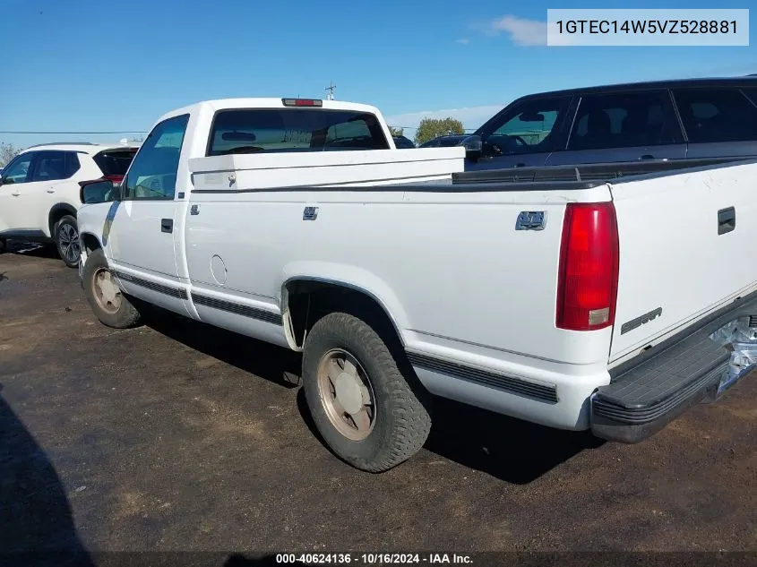 1997 GMC Sierra 1500 Sl Wideside Cmi VIN: 1GTEC14W5VZ528881 Lot: 40624136