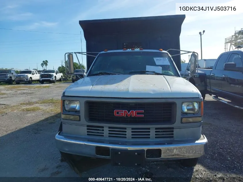 1997 GMC Sierra C3500 Heavy Duty VIN: 1GDKC34J1VJ503716 Lot: 40647721