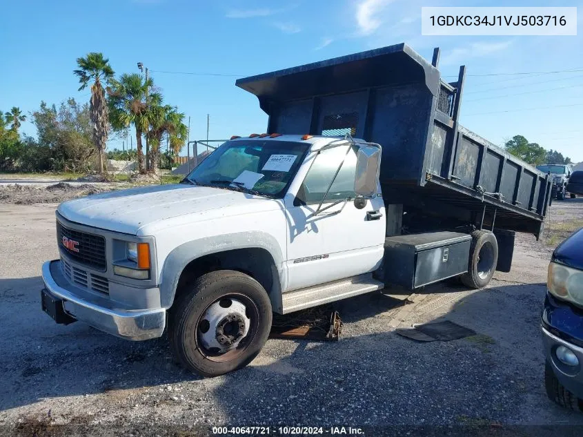 1997 GMC Sierra C3500 Heavy Duty VIN: 1GDKC34J1VJ503716 Lot: 40647721