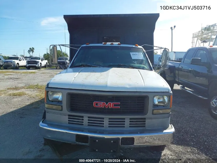 1997 GMC Sierra C3500 Heavy Duty VIN: 1GDKC34J1VJ503716 Lot: 40647721