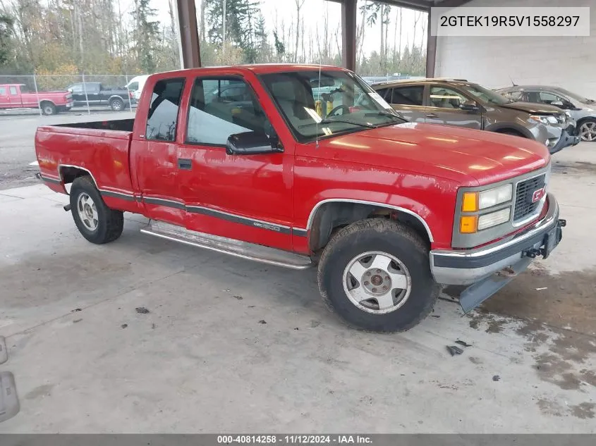 1997 GMC Sierra 1500 Sl Wideside VIN: 2GTEK19R5V1558297 Lot: 40814258