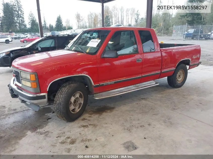 1997 GMC Sierra 1500 Sl Wideside VIN: 2GTEK19R5V1558297 Lot: 40814258