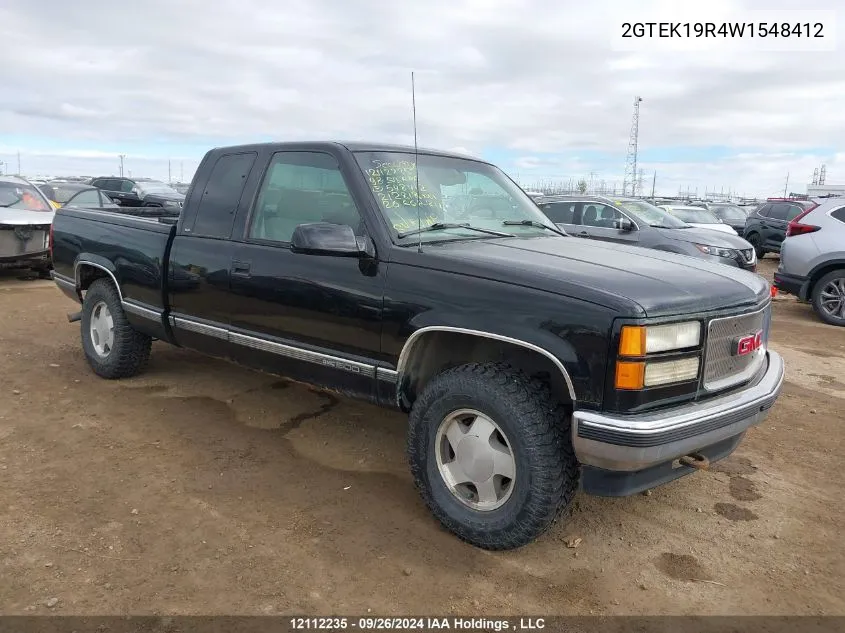 1998 GMC Sierra 1500 VIN: 2GTEK19R4W1548412 Lot: 12112235