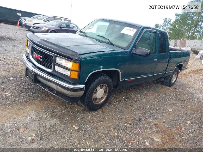 2GTEC19M7W1547658 1998 GMC Sierra 1500 Sl Wideside