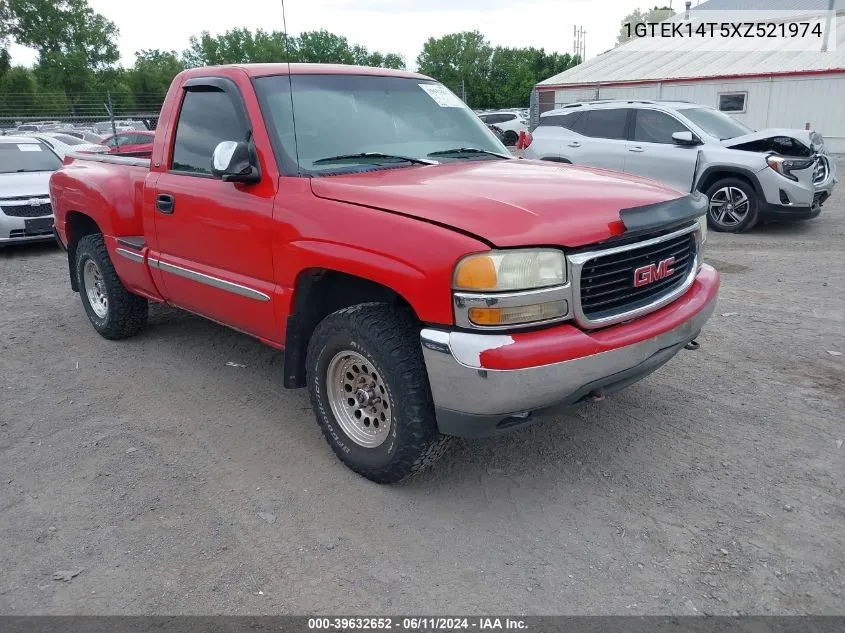 1999 GMC Sierra 1500 Sle VIN: 1GTEK14T5XZ521974 Lot: 39632652