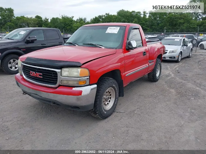 1GTEK14T5XZ521974 1999 GMC Sierra 1500 Sle