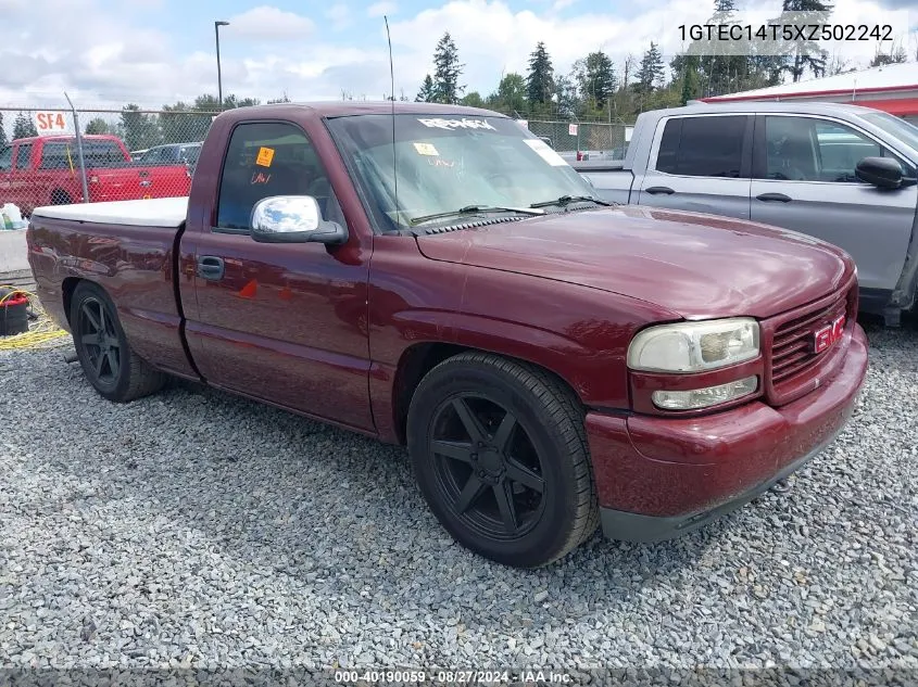 1999 GMC Sierra 1500 Sle VIN: 1GTEC14T5XZ502242 Lot: 40190059