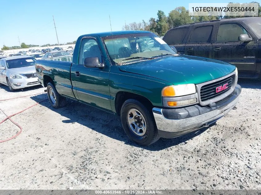 1999 GMC Sierra 1500 Sl VIN: 1GTEC14W2XE550444 Lot: 40653946