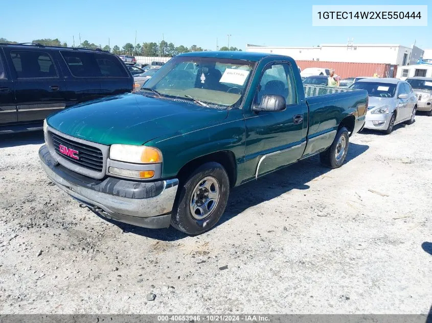 1999 GMC Sierra 1500 Sl VIN: 1GTEC14W2XE550444 Lot: 40653946