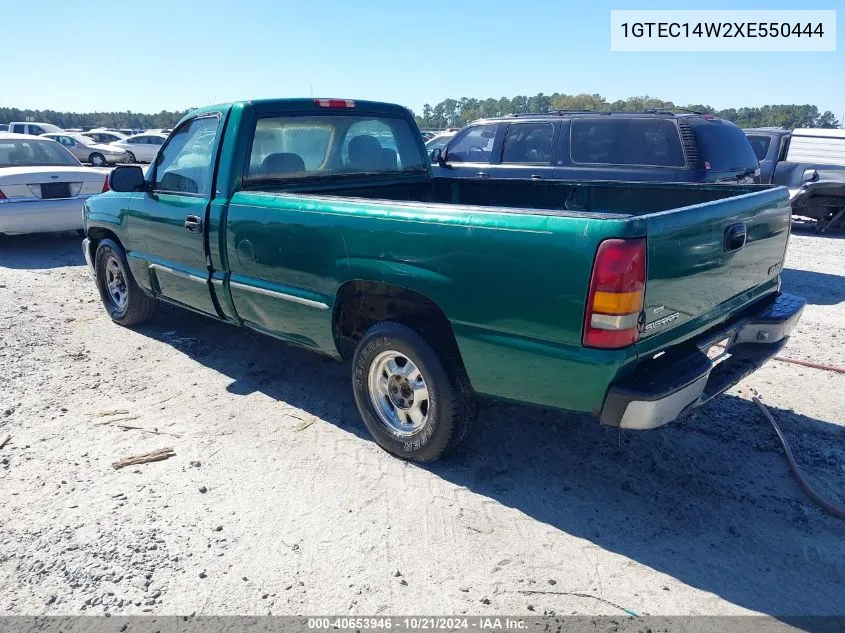 1999 GMC Sierra 1500 Sl VIN: 1GTEC14W2XE550444 Lot: 40653946