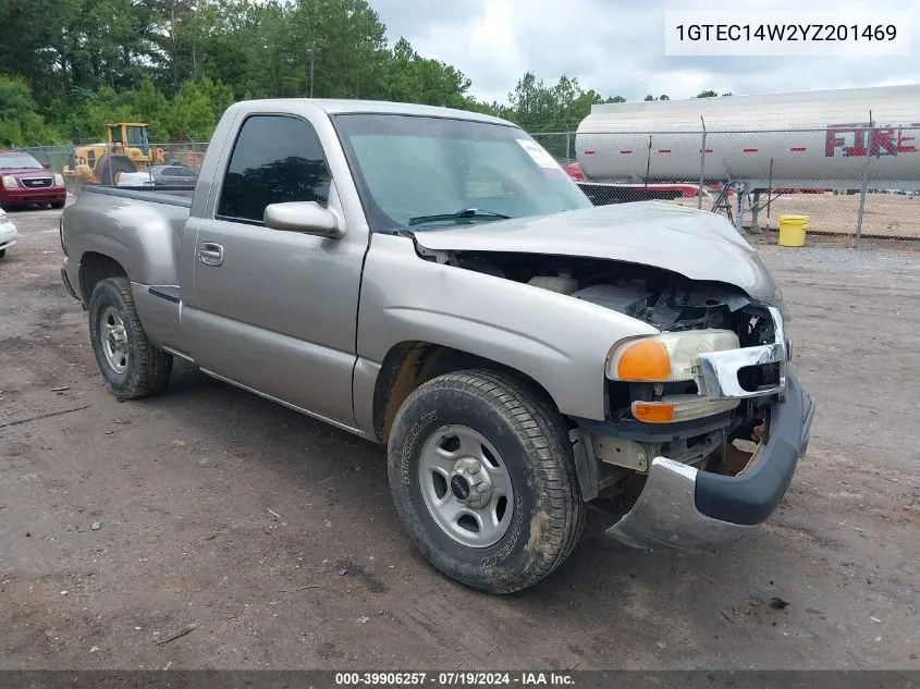 2000 GMC Sierra 1500 Sl VIN: 1GTEC14W2YZ201469 Lot: 39906257