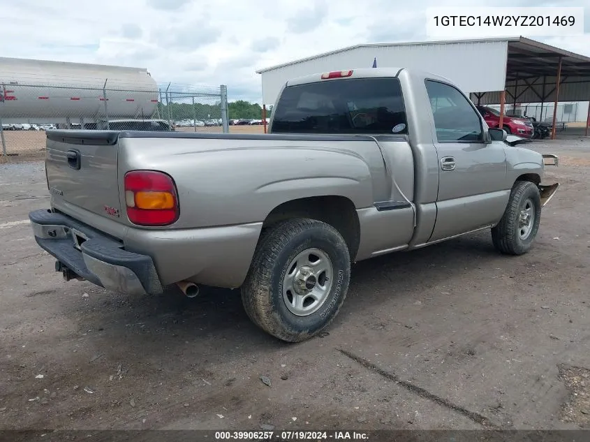 1GTEC14W2YZ201469 2000 GMC Sierra 1500 Sl