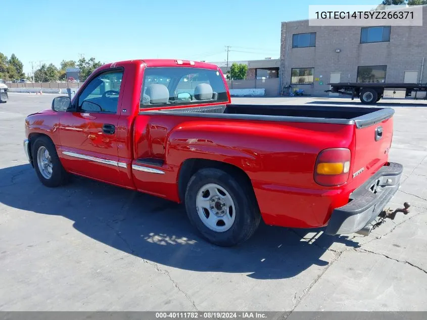 2000 GMC Sierra 1500 Sle VIN: 1GTEC14T5YZ266371 Lot: 40111782