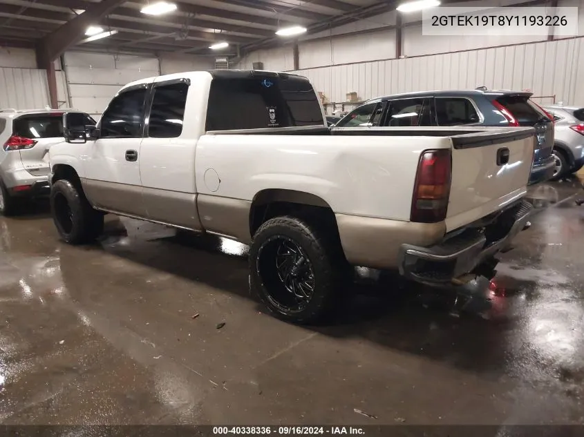 2GTEK19T8Y1193226 2000 GMC Sierra 1500 Sle