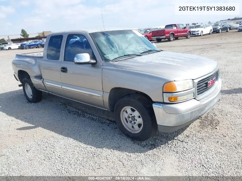 2000 GMC Sierra 1500 Sle VIN: 2GTEK19T5Y1383680 Lot: 40347597