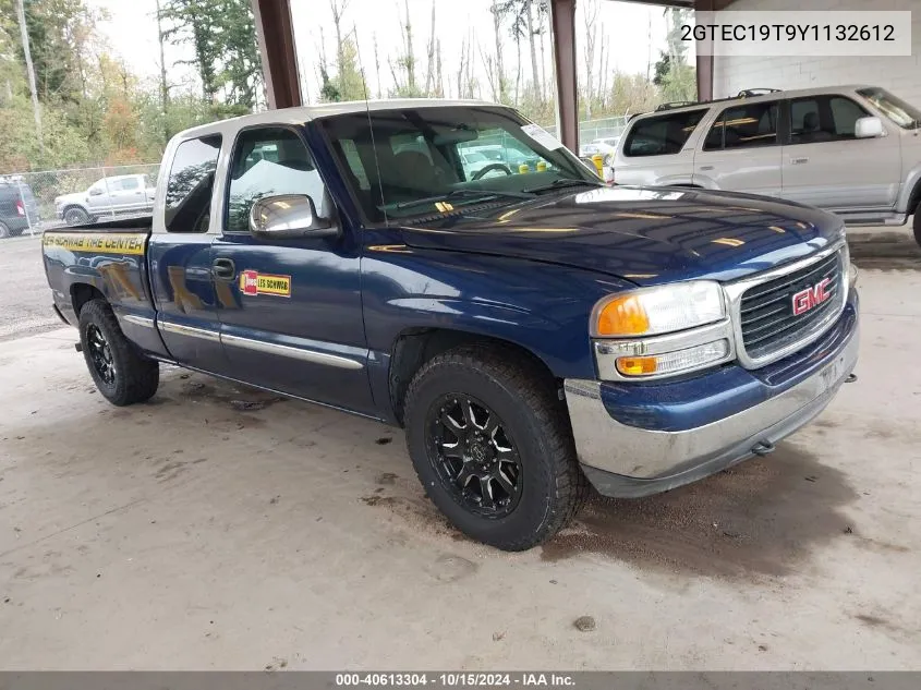 2000 GMC Sierra 1500 Sle VIN: 2GTEC19T9Y1132612 Lot: 40613304