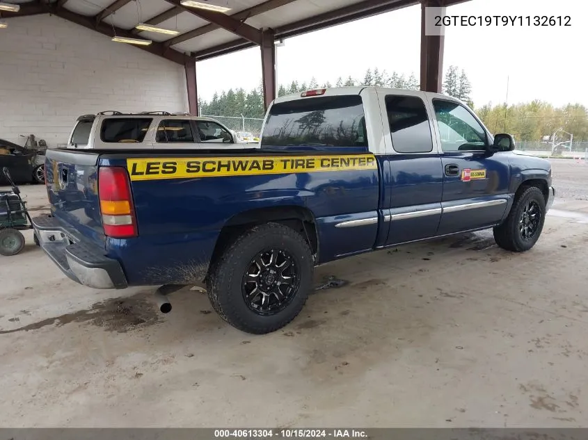 2000 GMC Sierra 1500 Sle VIN: 2GTEC19T9Y1132612 Lot: 40613304