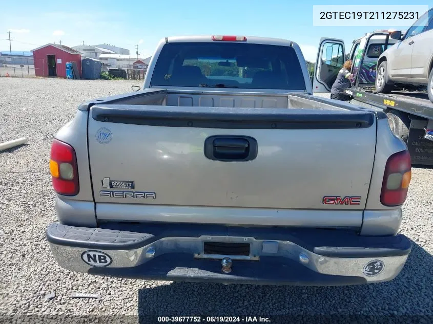 2GTEC19T211275231 2001 GMC Sierra 1500 Sle