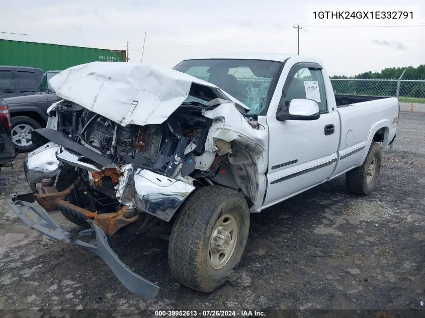 1GTHK24GX1E332791 2001 GMC Sierra 2500Hd Sle