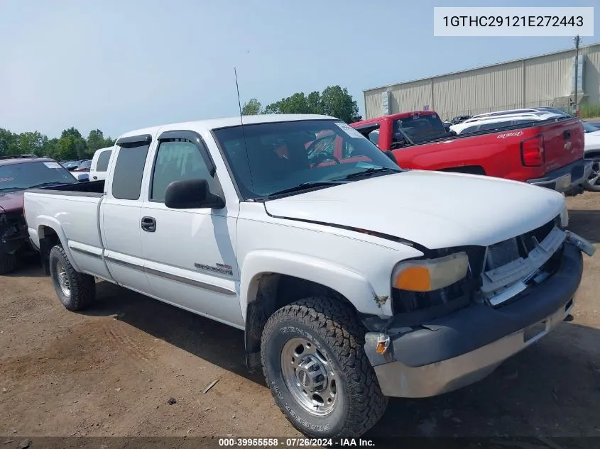 2001 GMC Sierra 2500Hd Sle VIN: 1GTHC29121E272443 Lot: 39955558