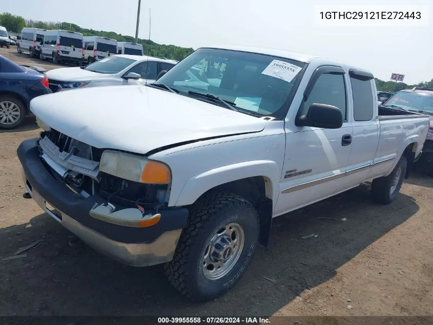 2001 GMC Sierra 2500Hd Sle VIN: 1GTHC29121E272443 Lot: 39955558