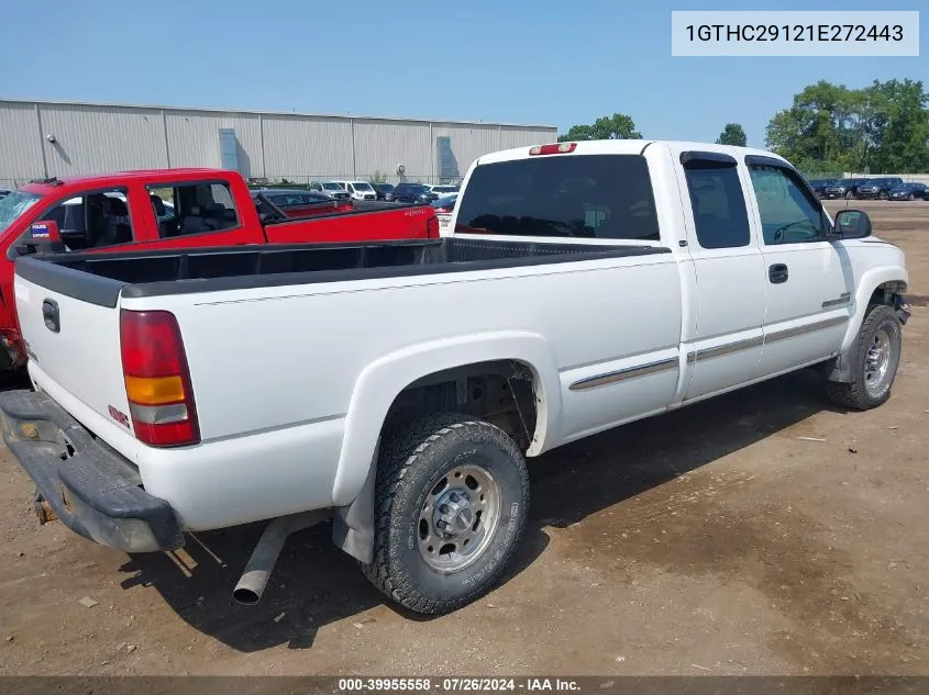 2001 GMC Sierra 2500Hd Sle VIN: 1GTHC29121E272443 Lot: 39955558